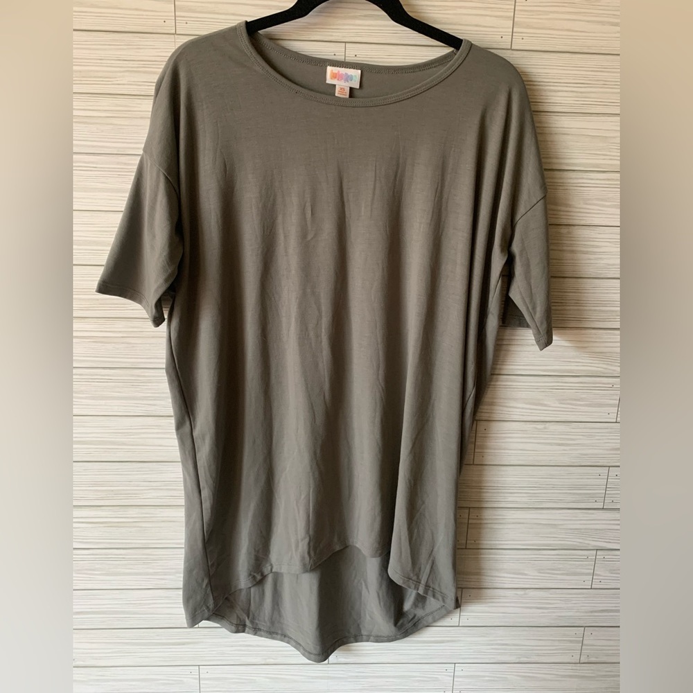 Lula Roe basic gray t shirt